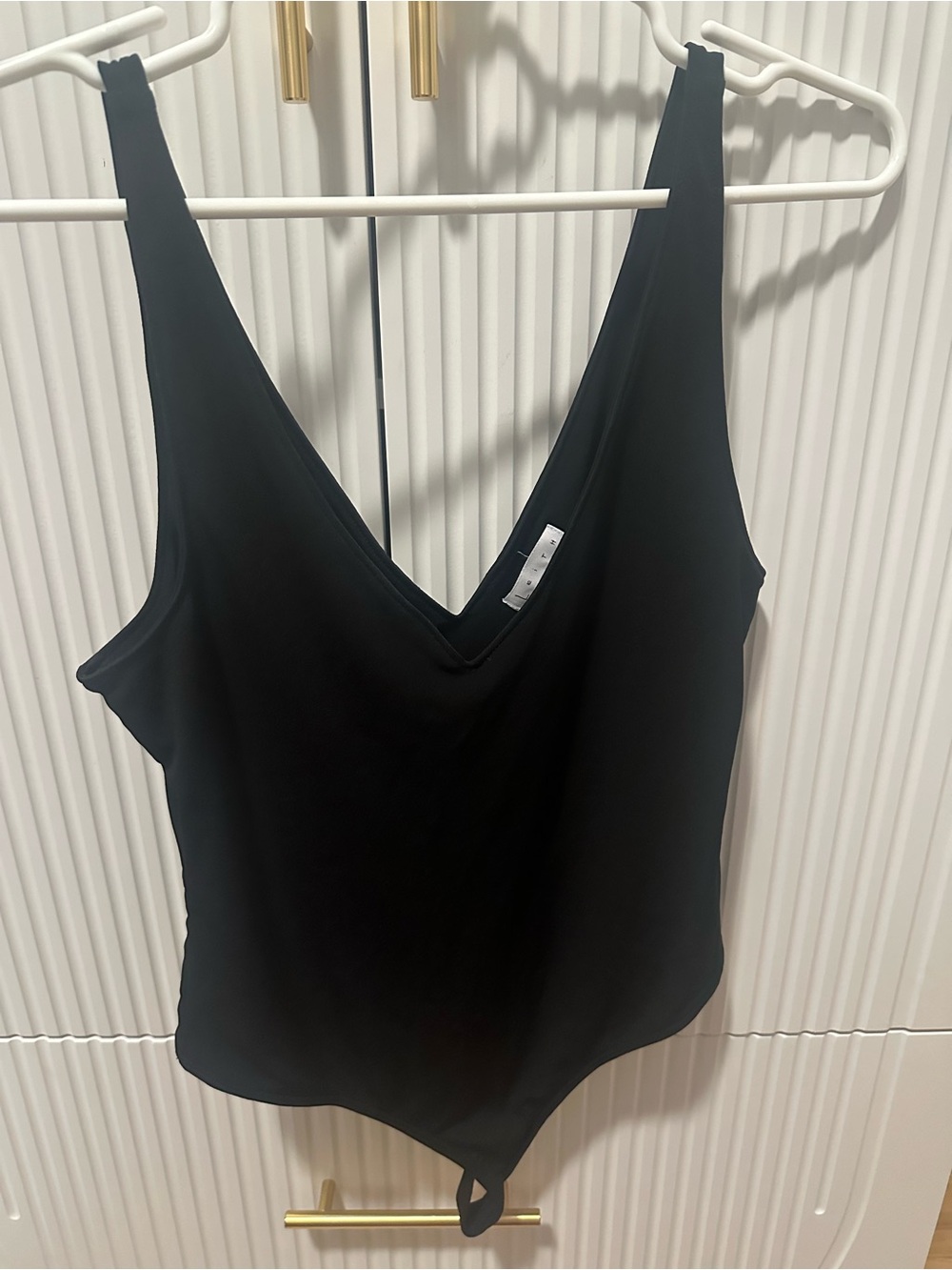 Black & White V-Neck Bodysuits